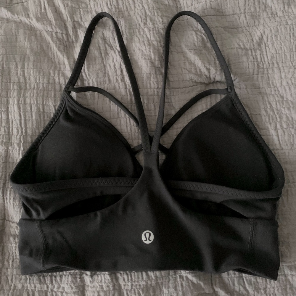 Lululemon Black Sports Bra Size 4